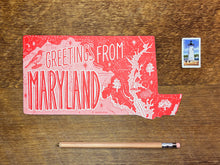 Greetings from Maryland Postcard
