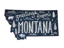 Greetings from Montana Postcard