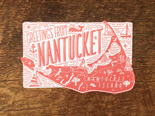 Greetings from Nantucket Postcard