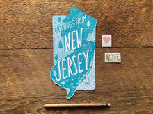 Greetings from New Jersey Postcard