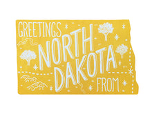 Greetings from North Dakota Postcard