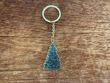 Pine Tree Enamel Keychain