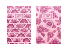 Rainbows & Retro Flora Pocket Notebook Set
