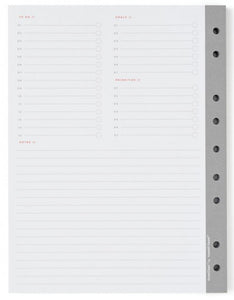 Mini Smartdate Weekly Planner Sheets