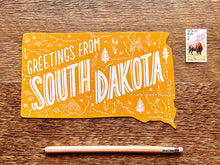 Greetings from South Dakota Postcard