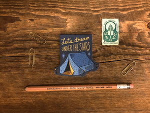 Dream Tent Magnetic Bookmark