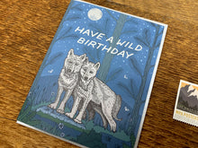 Wild Wolves Birthday Greeting Card