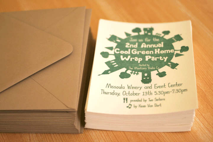 Noteworthy Letterpress: Local Green