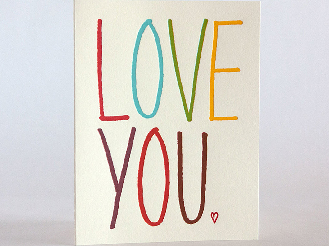 Love You Rainbow, Single Card