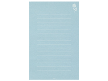 Midori Light Blue Flowers, Letter Stationery Set