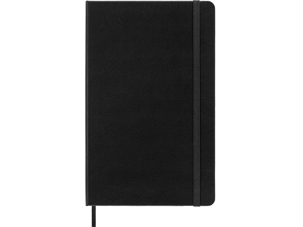 Large Hard Cover Square Notebook, Black