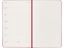 2026-2027 18-Months Large Weekly Hardcover Planner, Scarlet Red