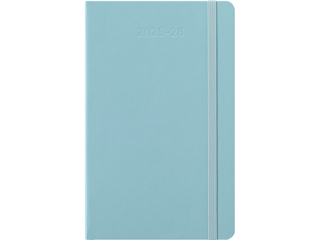 2025-2026 18 Month Weekly Large Hardcover Planner, Aquamarine