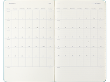 2025-2026 18 Month Weekly Large Hardcover Planner, Aquamarine