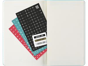 2025-2026 18 Month Weekly Large Hardcover Planner, Aquamarine