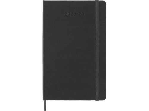 2025-2026 18 Month Weekly Large Hardcover Planner, Black