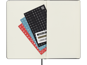 2025-2026 18 Month Weekly Large Hardcover Planner, Black