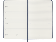 2025-2026 18 Month Weekly Large Hardcover Planner, Sapphire Blue