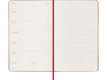 2025-2026 18 Month Weekly Large Hardcover Planner, Scarlet Red