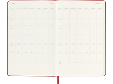 2025-2026 18 Month Weekly Large Hardcover Planner, Scarlet Red