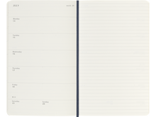 2025-2026 18 Month Weekly Large Softcover Planner, Sapphire Blue