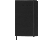 2025-2026 18 Month Weekly Pocket Hardcover Planner, Black