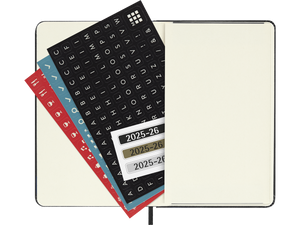 2025-2026 18 Month Weekly Pocket Hardcover Planner, Black