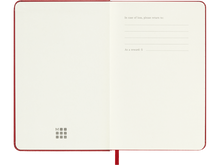 2025-2026 18 Month Weekly Pocket Hardcover Planner, Scarlet Red