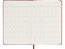 2025-2026 18 Month Weekly Pocket Hardcover Planner, Scarlet Red