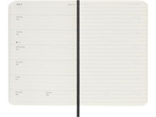 2025-2026 18 Month Weekly Pocket Softcover Planner, Black