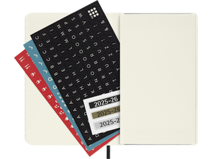 2025-2026 18 Month Weekly Pocket Softcover Planner, Black