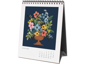 2025 Flower Studies Desk Calendar