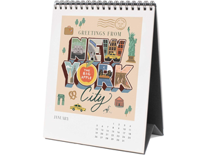 2025 Greetings from Around the World Desk Calendar