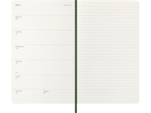 2026-2027 18-Months Large Weekly Hardcover Planner, Myrtle Green