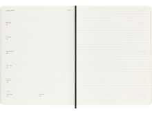 2026-2027 18-Months Weekly XL Softcover Planner, Black