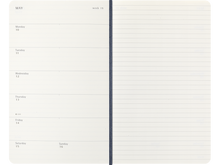 2026-2027 18 Months Large Weekly Softcover Panner, Sapphire Blue