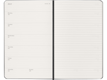 2026-2027 18-Month Large Weekly Hardcover Planner, Black