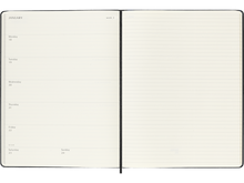 2026-2027 18-Months Weekly XL Hardcover Planner, Black