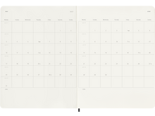 2026-2027 18-Months Weekly XL Softcover Planner, Black