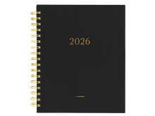 2026 Black Signature Spiral Planner