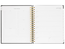 2026 Black Signature Spiral Planner