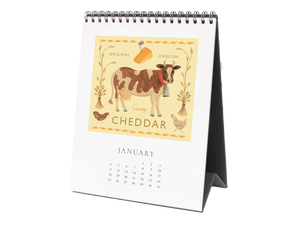 2026 Cheese Desk Calendar