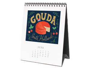 2026 Cheese Desk Calendar