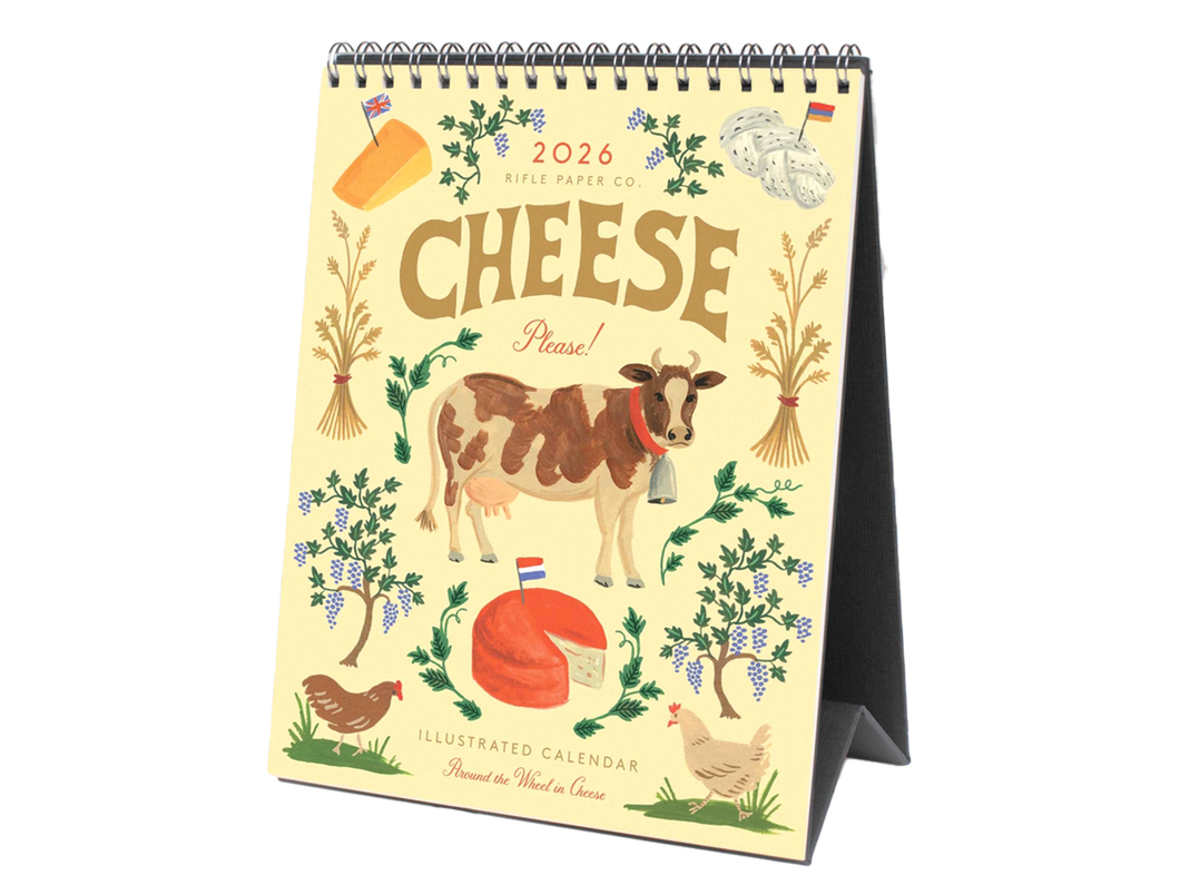 2026 Cheese Desk Calendar