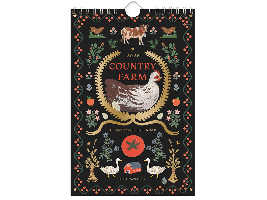 2026 Country Farm Kitchen Calendar