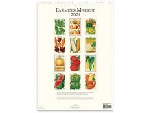 2026 Farmers Market Wall Calendar