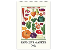 2026 Farmers Market Wall Calendar