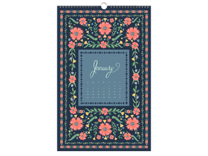 2026 Flora Wall Calendar