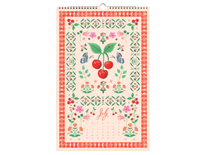 2026 Flora Wall Calendar
