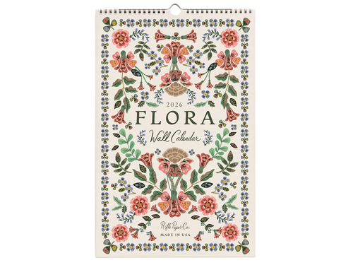 2026 Flora Wall Calendar